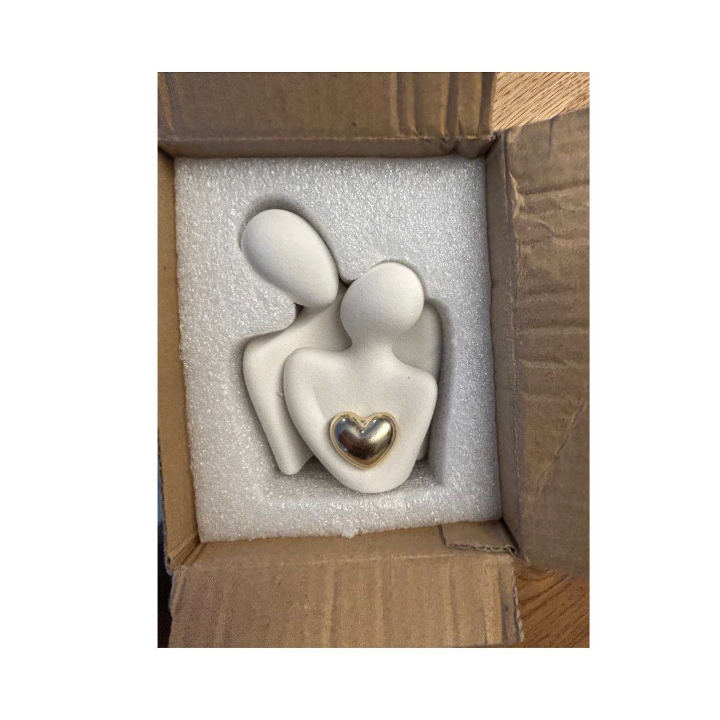 Designer Deko-Figur "Herz zu Herz"